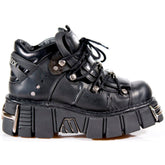 NEW ROCK -  M-106-S1 - Lace Up Tower Shoes